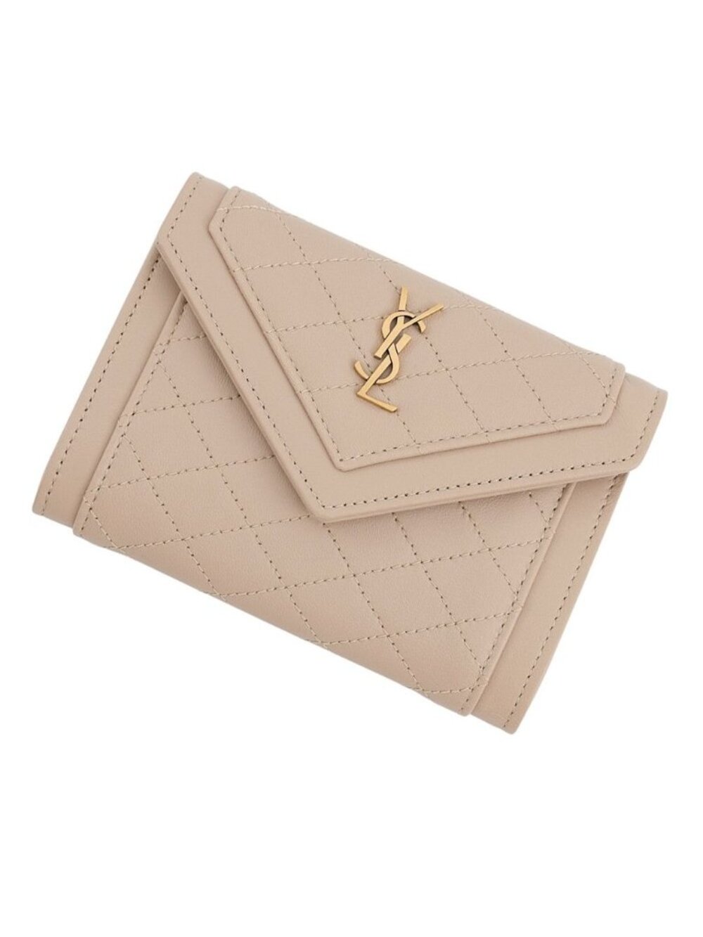 Saint Laurent Paris Card Case Small Envelope Wallet Lambskin